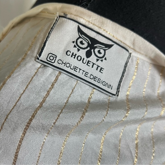 2/$15 Cream Stripe Kimono Duster Cardigan| Open Front Size M| Boho Chic - Picture 6 of 6